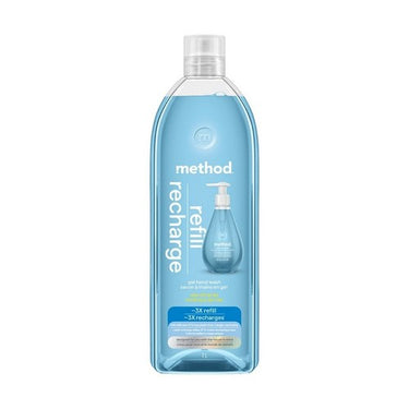 Method Products, Sea Minerals Gel Hand Wash Refill, 1 Liter
