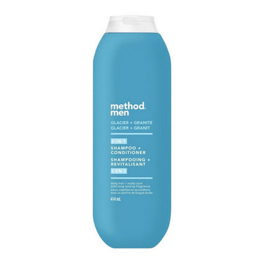 Method Products, Men Glacier Plus Granite 2 In 1 Shampoo And Conditioner, 414 Ml