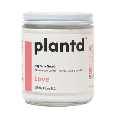 Plantd Skincare, Hand And Body Cream Love Magnolia Neroli, 237 Ml