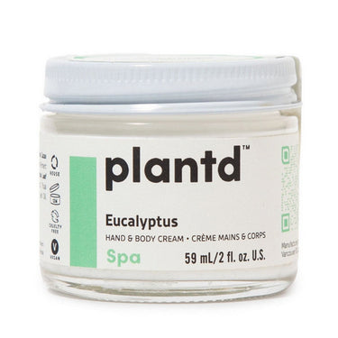 Plantd Skincare, Spa Hand And Body Cream Eucalyptus, 59 Ml