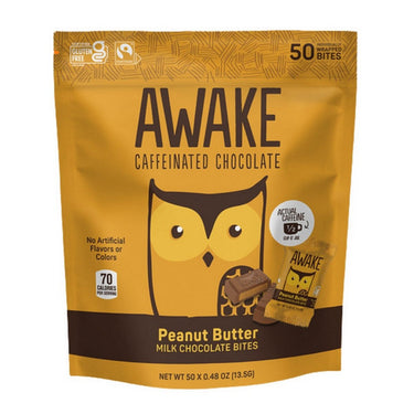 Awake, Chocolate Peanut Butter Singles, 13.5 Grams (50 Count)