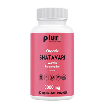 Piur1, Organic Shatavari, 3000 Mg, 120 Capsules