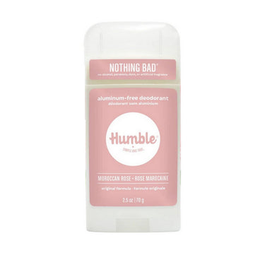 Humble Brands, Moroccan Rose Stick Aluminum Free Deodorant, 70 Grams