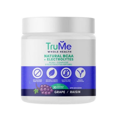 Trume Whole Health, BCAA Plus Electrolytes Grape, 210 Grams