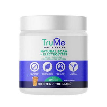 Trume Whole Health, BCAA Plus Electrolytes Iced Tea, 210 Grams