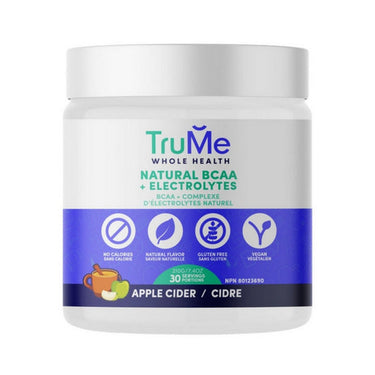 Trume Whole Health, BCAA Plus Electrolytes Apple Cider, 210 Grams