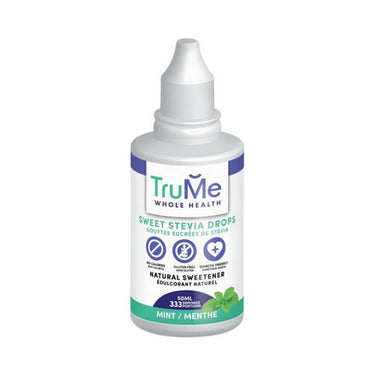 Trume Whole Health, Sweet Stevia Drops Mint, 50 Ml