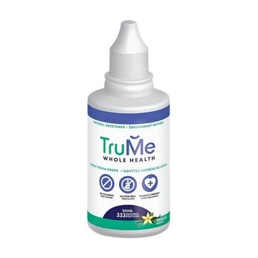 Trume Whole Health, Sweet Stevia Drops Vanilla, 50 Ml