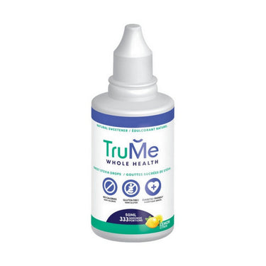 Trume Whole Health, Sweet Stevia Drops Lemon, 50 Ml