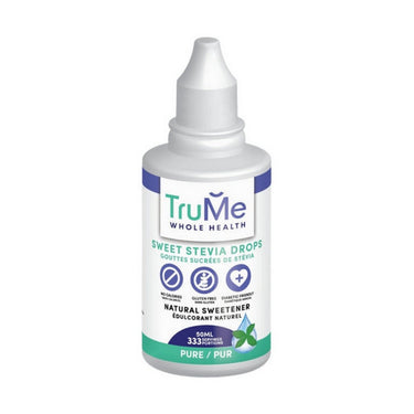 Trume Whole Health, Sweet Stevia Drops Pure, 50 Ml