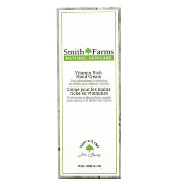 Smith Farms Skincare Inc., Vitamin Rich Hand Cream, 75 Ml