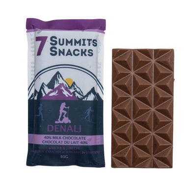 7 Summits Snacks, Denali Superfood Chocolate Bar, 80 Grams (12 Count)