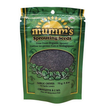 Organic Garlic Chives 75 Grams by Mumms