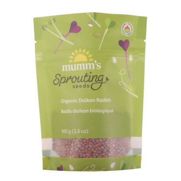Organic Daikon Radish Mild 100 Grams by Mumms