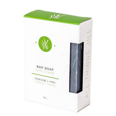 Charcoal Plus Mint Bar Soap 130 Grams by All Things Jill