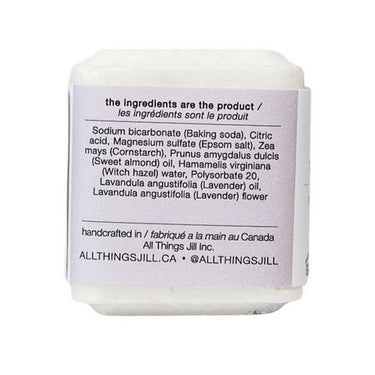 All Things Jill, Lavender Bath Bomb, 105 Grams (4 Count)
