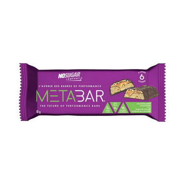 Meta Bar Chocolate Peanut Crunch 40 Grams (12 Count) by No Sugar Company