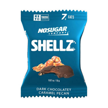 Keto Shellz Chocolate Caramel Pecan 19 Grams (25 Count) by No Sugar Company