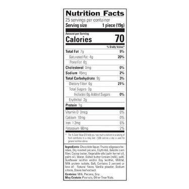 No Sugar Company, Keto Shellz Chocolate Caramel Pecan, 19 Grams (25 Count)