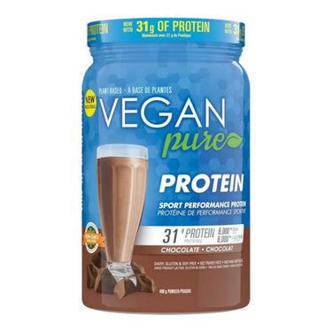 Vegan Pure, Chocolate Flavoured Protein Powder, 469 Grams
