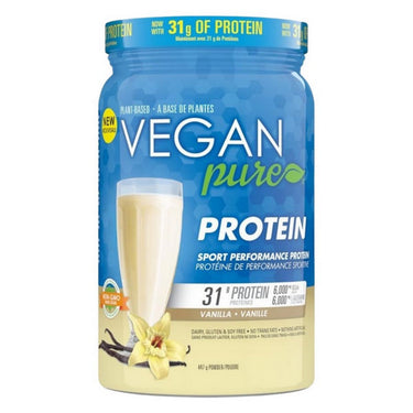 Vegan Pure, Sport Protein Vanilla, 447 Grams