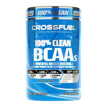 Crossfuel, 100% Clean BCAAS Blue Raspberry, 220 Grams