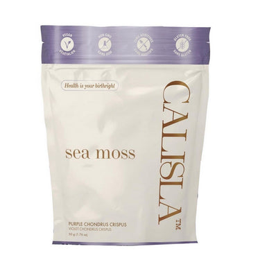 Purple Irish Sea Moss 50 Grams by Calisla