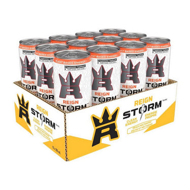 Reign Storm Energy, Peach Nectarine Energy Drink, 355 Ml (12 Count)