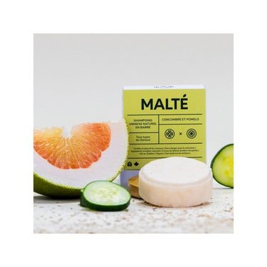 Malte, Shampoo Bar Cucumber And Pomelo, 80 Grams