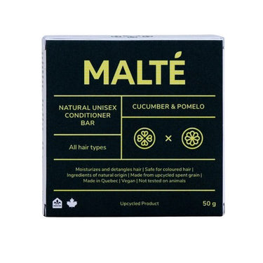 Malte, Conditioner Bar Cucumber And Pomelo, 50 Grams
