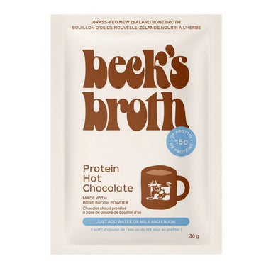 Becks Broth, Protein Hot Chocolate, 36 Grams (12 Count)
