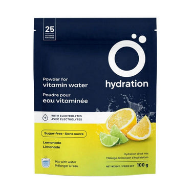 O Hydration, Exercise Hydratation Drink Mix Lemonade, 100 Grams