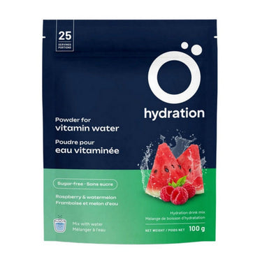 O Hydration, Raspberry And Watermelon Exercise Hydratation Mix, 100 Grams