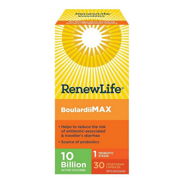 Renew Life, Boulardii Max 30, 30 Vegetarian Capsules