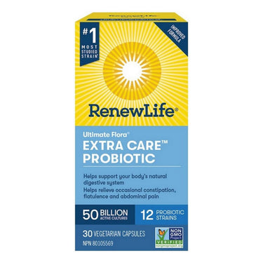 Renew Life, Ultimate Flora Extra Care, 50 Billion, 30 Vegetarian Capsules