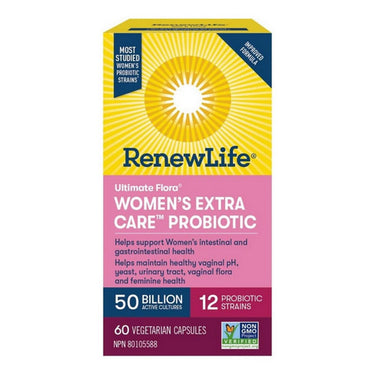 Renew Life, Ultimate Flora Womens Extra Care, 60 Vegetarian Capsules