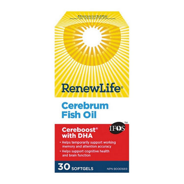 Renew Life, Cerebrum Fish Oil, 30 Grams
