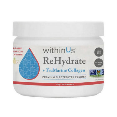 WithinUs, Rehydrate Collagen Jar Tropical, 144 Grams