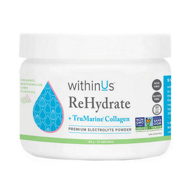 WithinUs, Rehydrate Collagen Jar Watermelon, 144 Grams