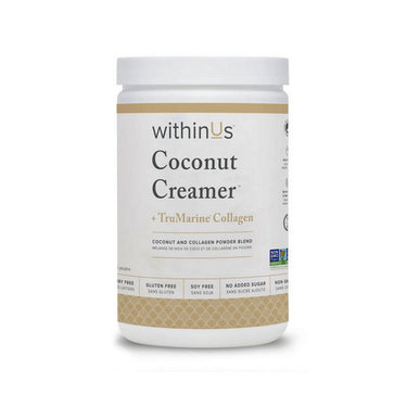 WithinUs, Collagen Plus Coconut Creamer, 275 Grams