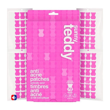 Sunny Teddy, Anti Acne Patch Teddy Bear, 72 Count