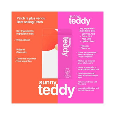 Sunny Teddy, Anti Acne Patch Teddy Bear, 72 Count