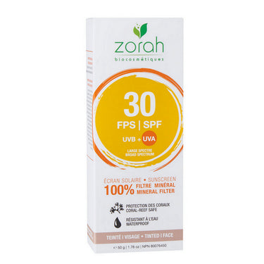 Zorah Biocosmetics, Tinted Sunscreen SPF 30, 50 Ml
