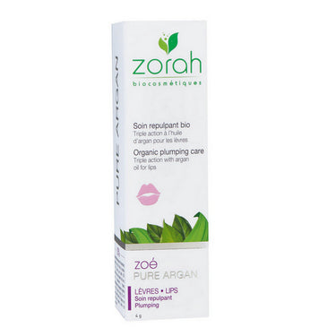 Zorah Biocosmetics, Zoe Triple Action Plumping Lip Care, 4 Grams