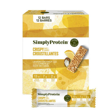 Simply Protein, Lemon and Coconut Flavoured Protein Bars, 40 Grams (12 Count)