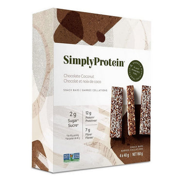 Simply Protein, Snack Bar Chocolate Coconut, 40 Grams (12 Count)