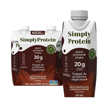 Simply Protein, Chocolate Ready To Drink Protein Shake, 330 Ml (4 Count)