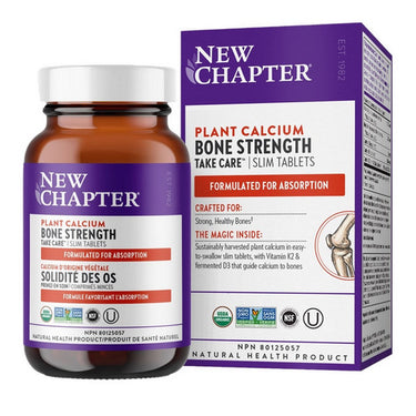 Plant Calcium Bone Strength 120 Tabs by New Chapter