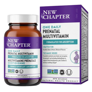 One Daily Prenatal Multivitamin 90 Tabs by New Chapter