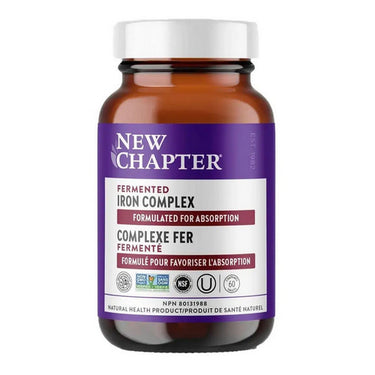 Fermented Iron Complex 60 Tabs by New Chapter